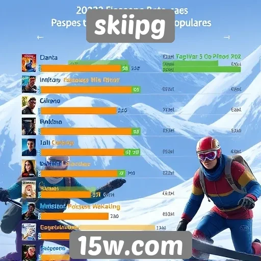 Avaliação dos jogos mais populares no skiipg